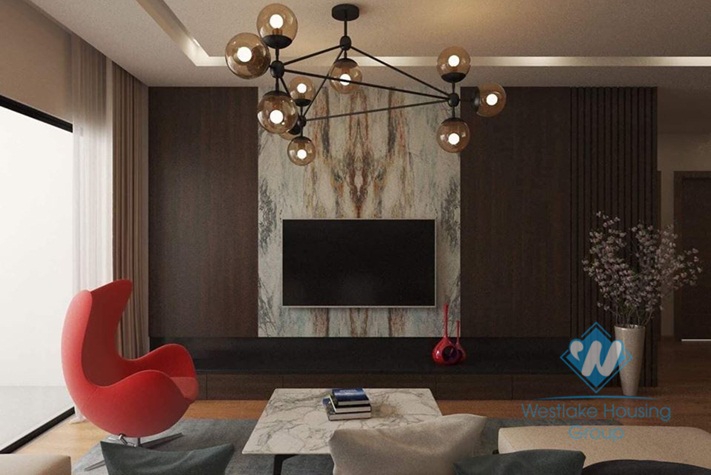 4 bedrooms apartment in Vinhome Metropolis for rent.